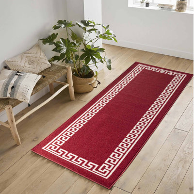 Rampzipoor Non-Slip Geometric Doormat