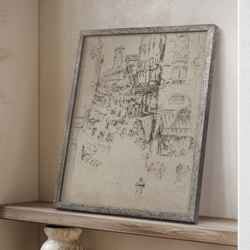 Reproduction encadrée rétro en bois massif Lxxxv, H 15 po x l 12 po