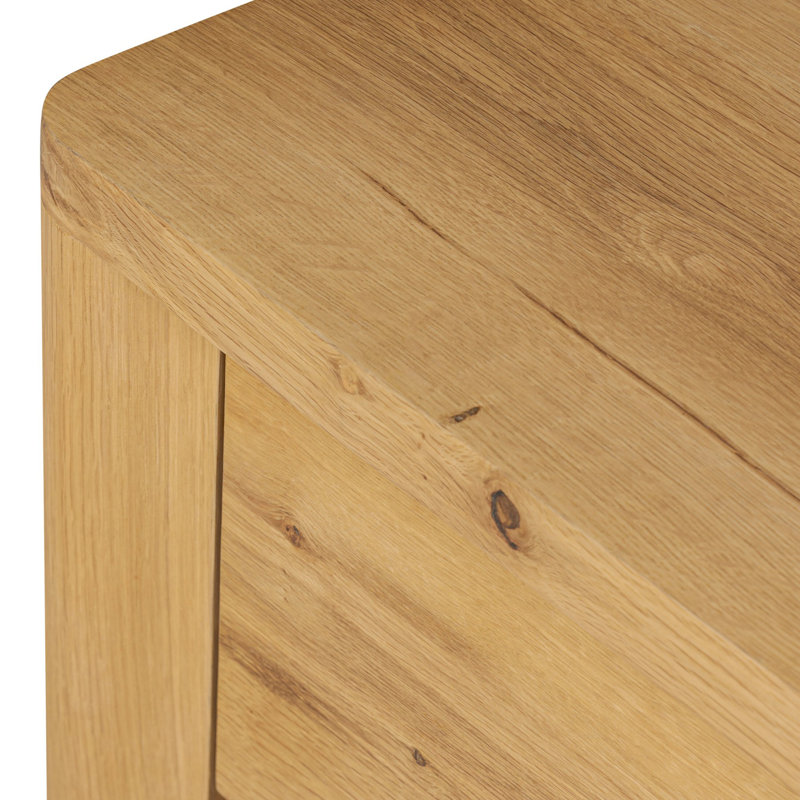 Novella Nightstand-Natural Oak Veneer Thick Random