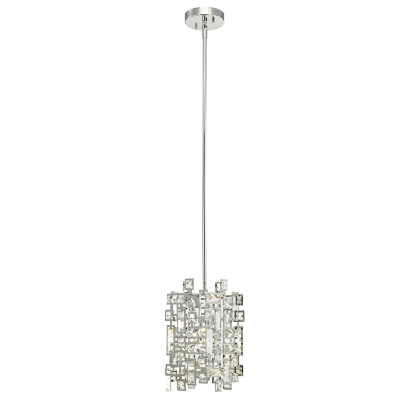 Luminaire suspendu à cylindre simple 2 lumières Hilliard