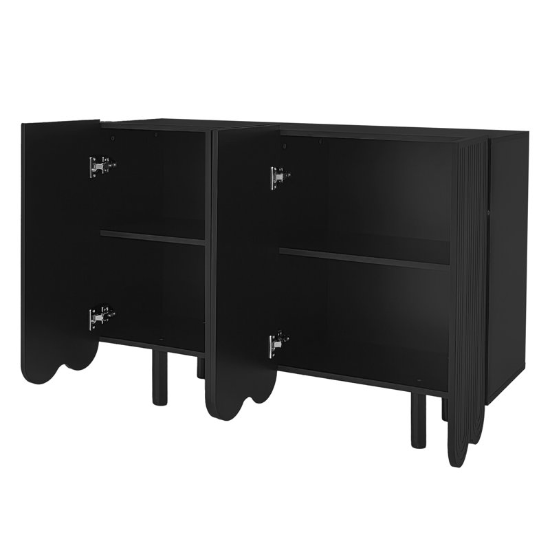 Conchata 120cm Sideboard, Black