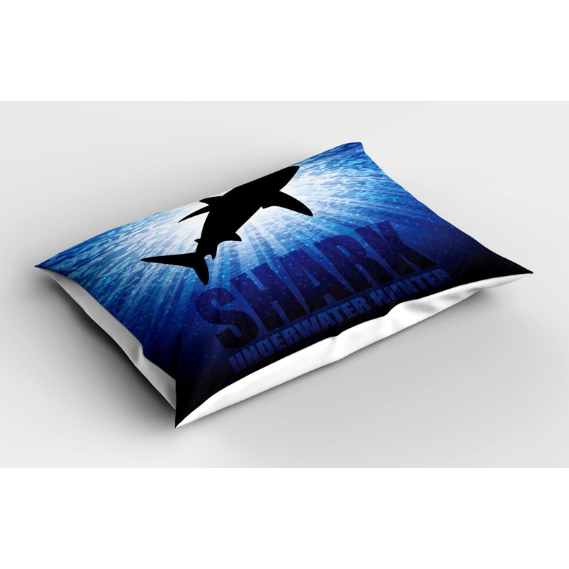 Ensemble de 2 taies décoratives Ambesonne Shark, H 20 po x l 26 po
