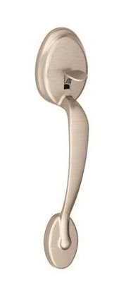 Plymouth Lower Half Handleset with Georgian Door Knob (Deadbolt Sold Separately)