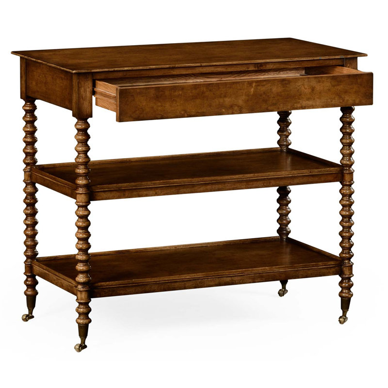 William Yeoward Solid Wood End Table with Storage