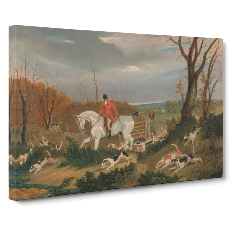 The Suffolk Hunt Vol.4 by John Frederick Herring - Wrapped Canvas, 35cm H x 50cm W x 3cm D