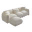 CanapÃ© modulaire de style milieu du siÃ¨cle avec repose-pieds-737511433