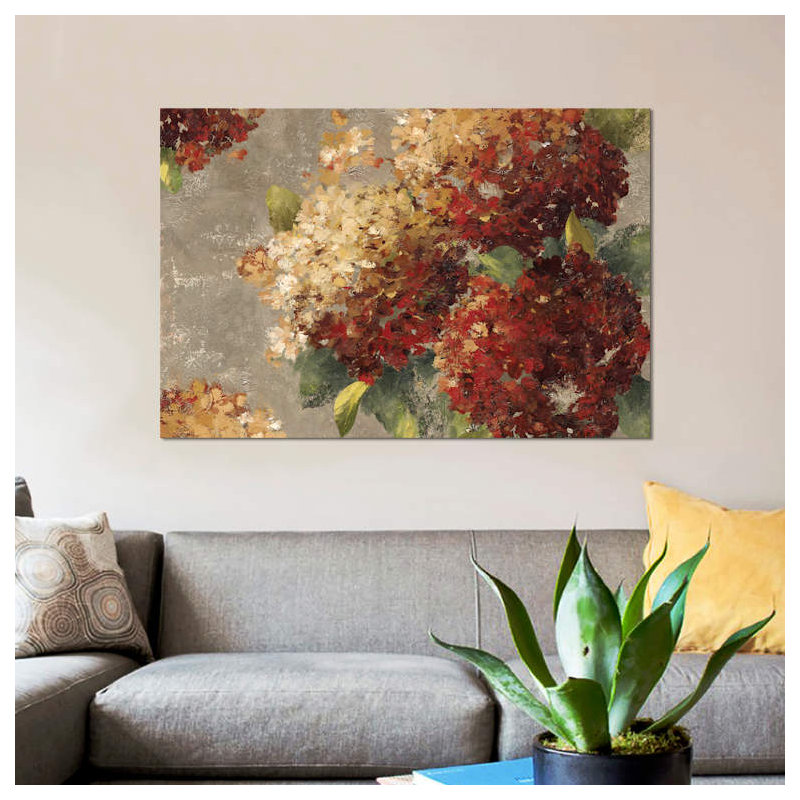 «Vintage Hydrangea» par Pl Studio - impression, H 12 po x l 18 po x P 1,5 po