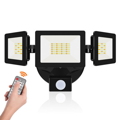 40-Watt LED Dusk to Dawn Outdoor Security Flood Light with Motion Sensor