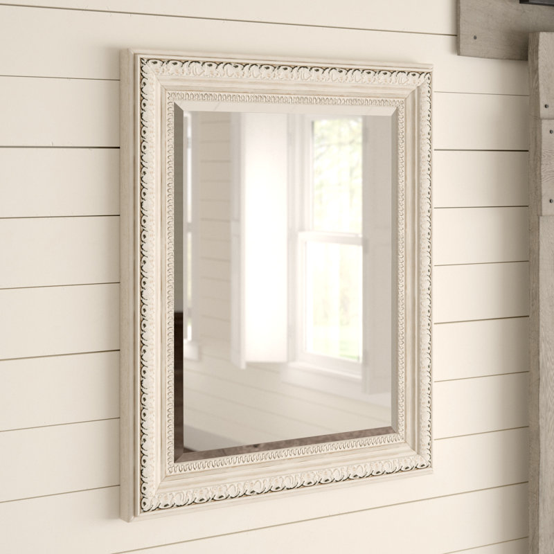 Elisah Solid Wood Flat Wall Mirror