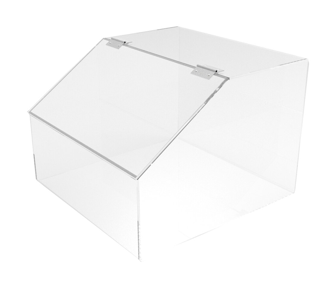 Clear Tek Clear Acrylic Large Candy Container - Display Box - 7 3/4 inch x 7 3/4 inch x 7 3/4 inch - 1 Count Box