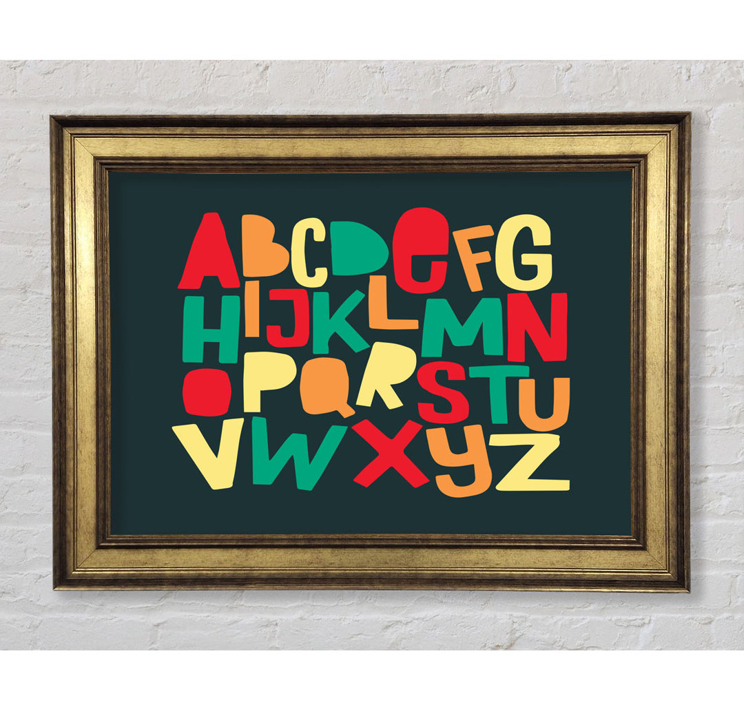 Das Alphabet Modern - Drucken