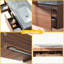 Meuble-lavabo simple 48 po Loubertha, plateau de table en faux marbre brillant, meuble-lavabo en bois brun-810235951-827825463