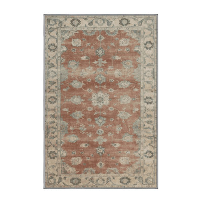 Machine Washable Overdyed Gray Area Rug