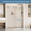 Porte de douche sans cadre l 60 po x H 76 po-111809583