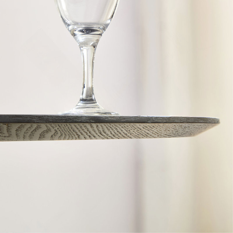 Table de salle à manger noire de 46,66 pouces de style Mid-Century moderne, facile à entretenir et à utiliser au quotidien, de style noir, propre et durable