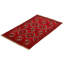Tapis décoratif en laine de conception unique noué à la main new age esari turkman rouge/brun 3 pi 4 po x 5 pi 3 po