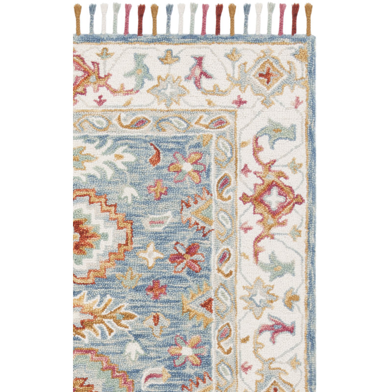 Tapis oriental en laine touffeté à la main Vahakn, Rectangle 2 pi 3 po x 5 pi