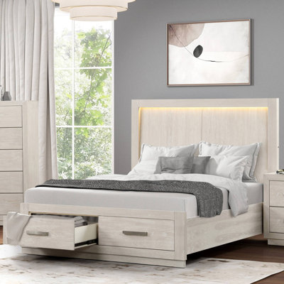 Lit de style contemporain
