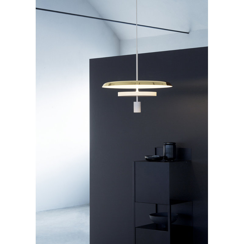 1 - Light LED Dome Pendant, Matt White, Matt White
