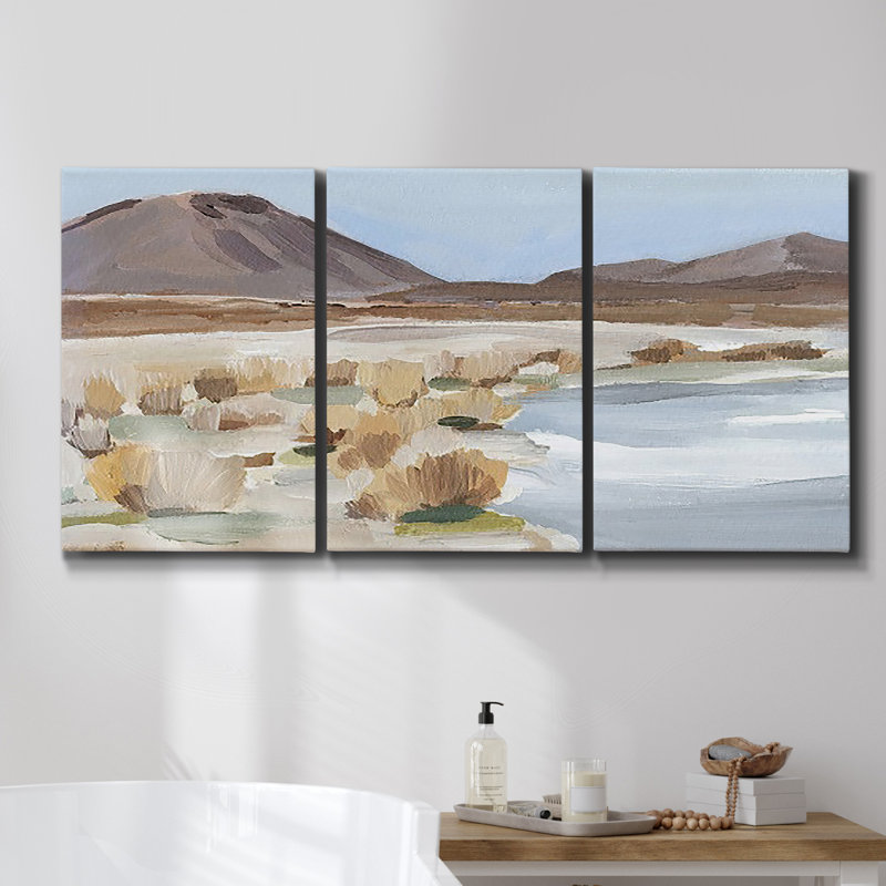 Matala Coast II - Multi Piece Framed Canvas, H 60 po x l 120 po x P 2 po
