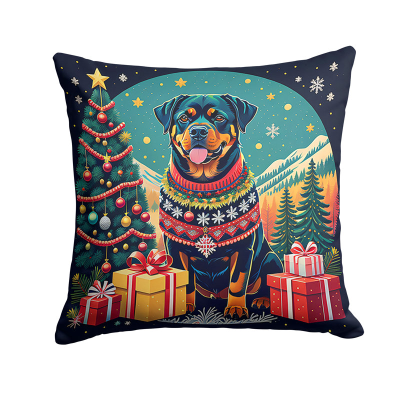 Coussin décoratif intérieur / extérieur Enchanted Christmas, 18 po x 18 po