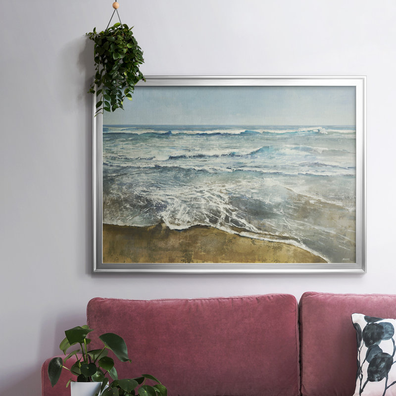 Beachcombing, reproduction d'art sur toile, Argent, H 18 po x l 26 po x P 1,5 po