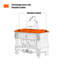 Banc rembourré brun-537501237