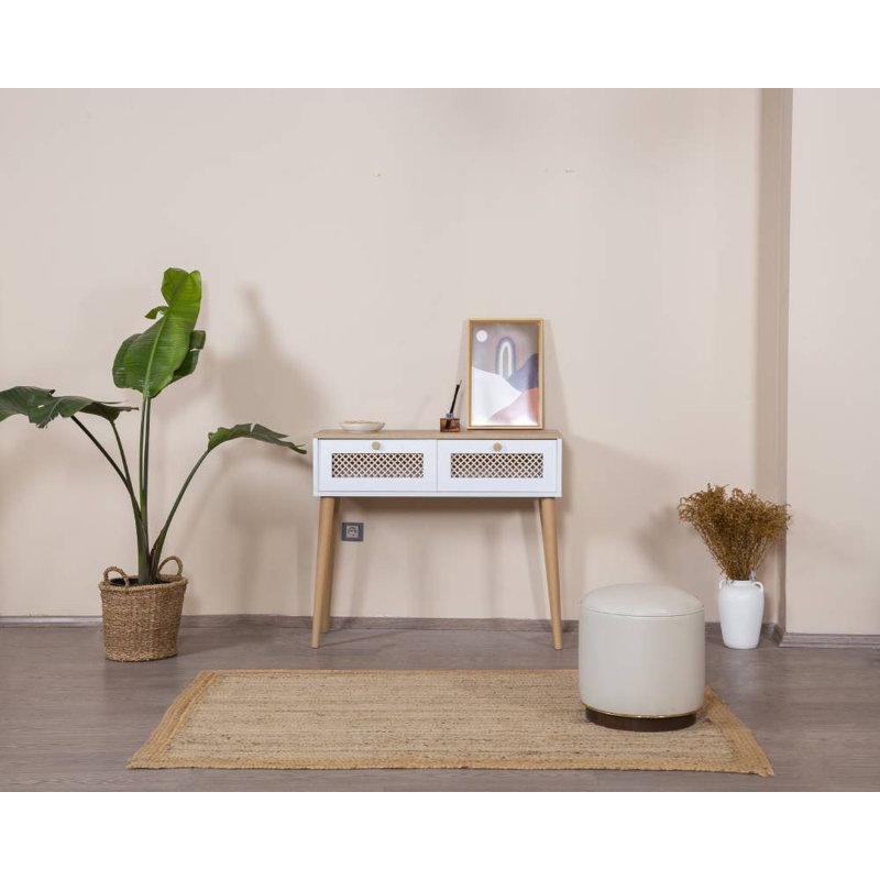 Dresser, White Oak/Brown
