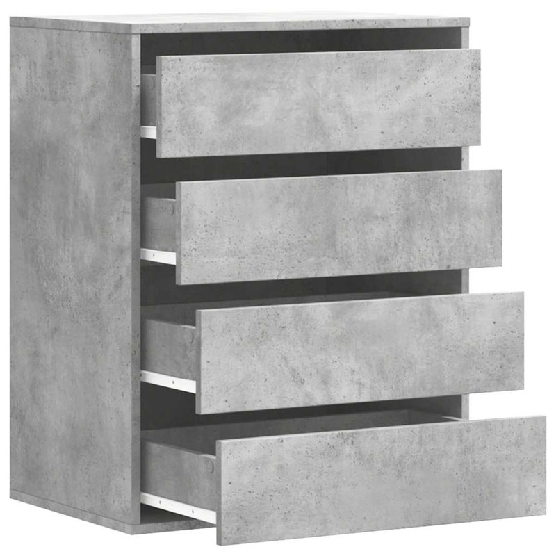 Staika Standard Accent Chest, 76cm H x 60cm W x 41cm D, Concrete Grey