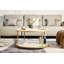 Table basse ronde avec plateau de rangement Barbara-8882362