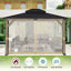 Moustiquaire pour pavillon de jardin Aoodor-109048731-109048729