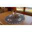 Plateau de table gris foncé Judeen Silver Reindeer (rond 33 po)