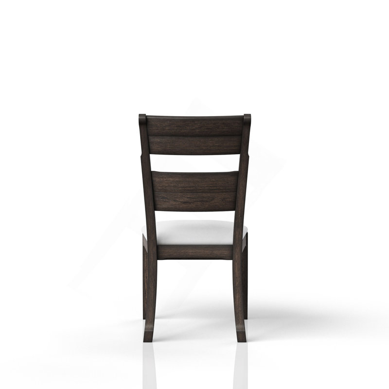 Chaise d'appoint rembourrée chocolat