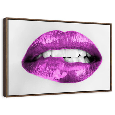 Erotic Purple Lips