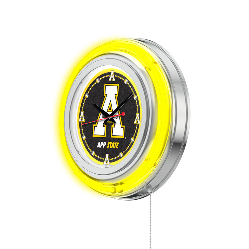 Horloge murale 15 po NCAA, Appalachian State