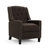 Classic Dark Grey Fabric Push Back Chair-130660663