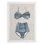 Natation rétro IV - reproduction de toile seulement - non encadrée