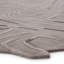 Tapis unique en viscose noué à la main gris nouvel âge Gerritt-349007429