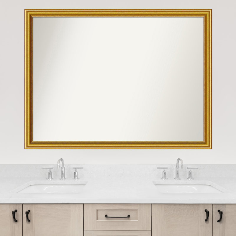 Tailey Solid Wood Wall Mirror, 35.75" x 47.75"