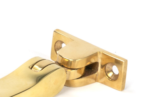 Art Deco Stay, 24.2cm H x 1.6cm W x 0.9cm D, Polished Brass