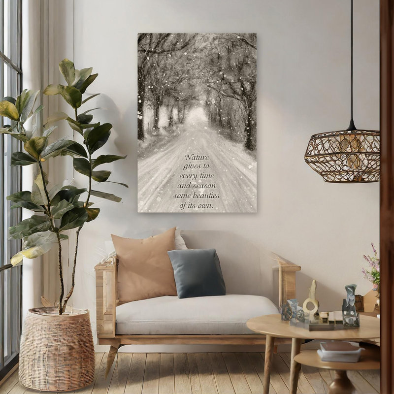 Beauté hivernale - Photographie contemporaine, paysage, arbres, H 32 po x l 48 po