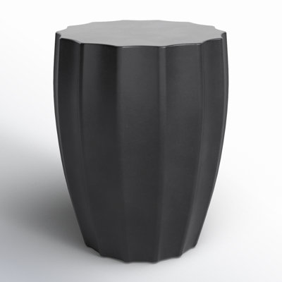 Delyse Concrete Top End Table