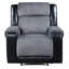 Fauteuil inclinable gris / noir