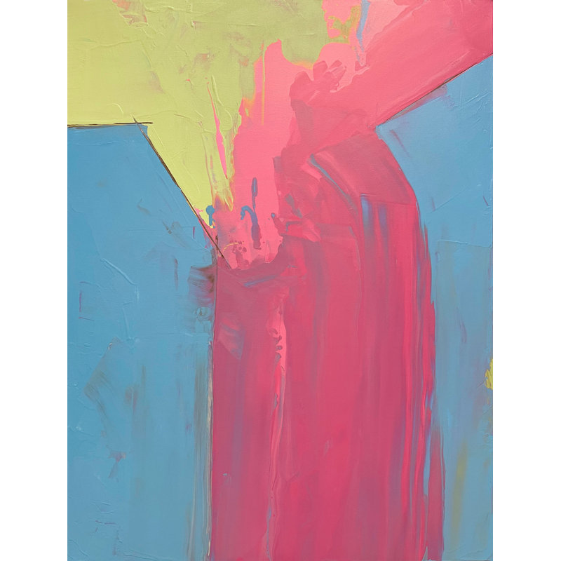 Geo VIII Print by John Beard, 22" H x 26" W x 2" D, Wrapped Canvas