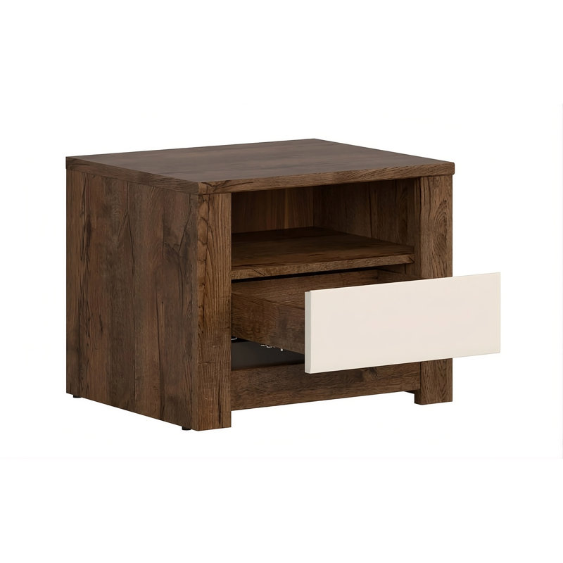 55cm W Composite Bedside Table