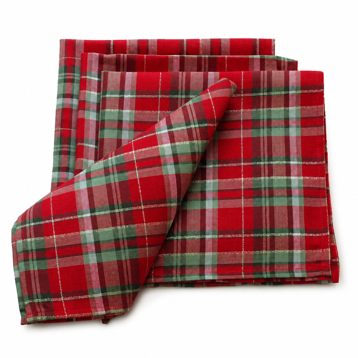 The Holiday Aisle® Holiday Tartan Christmas 20" Napkin & Reviews | Wayfair