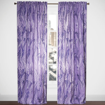 Landslide Semi Sheer Curtain Single Panel