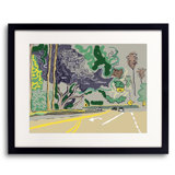 Sunset At Beverly Glen Print by Deborah Blum