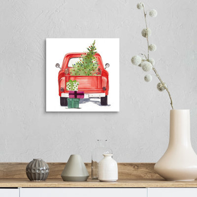 "Noël cars III" par Jennifer Paxton Parker, reproduction d’art sur toile