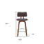Tabouret pivotant en bois massif Aylis-1076600506-1076600502-1076600503